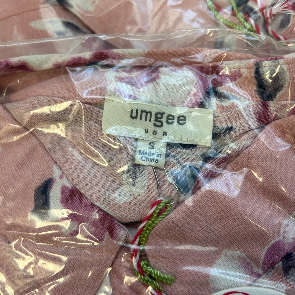 Umgee/ NWT/Floral High Low Cross/Front Hem Convertible Sleeve / various S and L - Picture 7 of 10